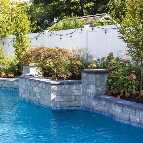 Walls - Stonegate Contemporary Wall - Oceanic Blue