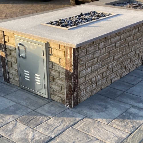 Fire Pits - Triumph Fire Pit - Biscotti Tan