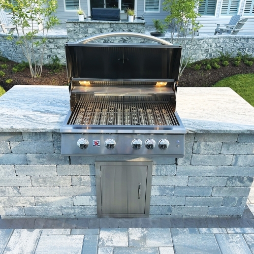 Outdoor Dining - Verona grill - Oceanic Blue