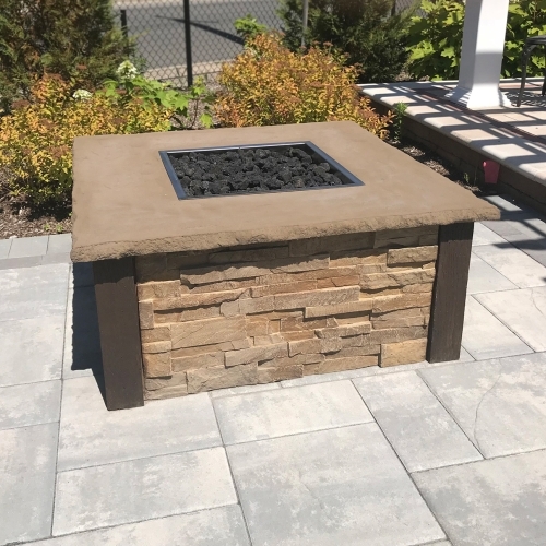 Fire Pits - Stacked Stone - Biscotti Tan