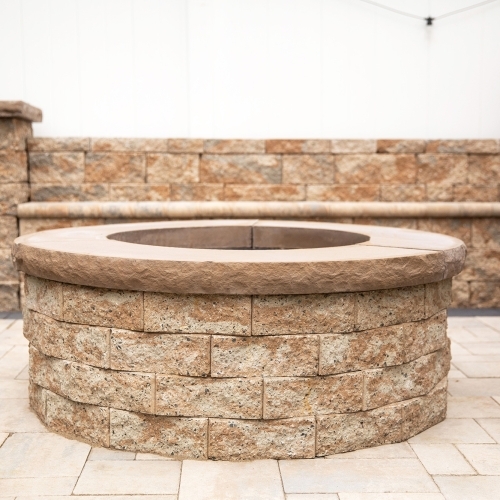 Fire Pits - Serafina Fire Pit - Travertina
