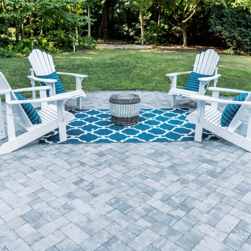 Patios - Ridge Brick - Oceanic Blue