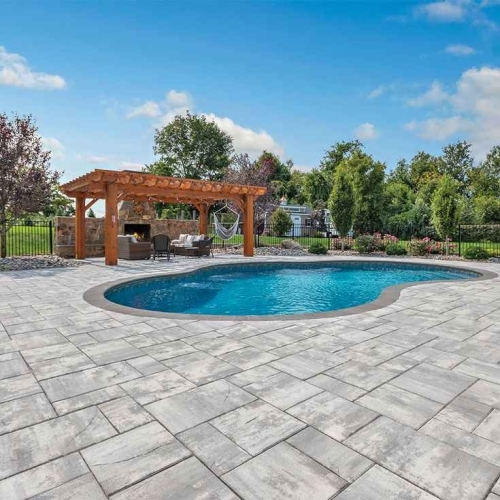 Pool Decks - Alpine Ridge - Oceanic Blue
