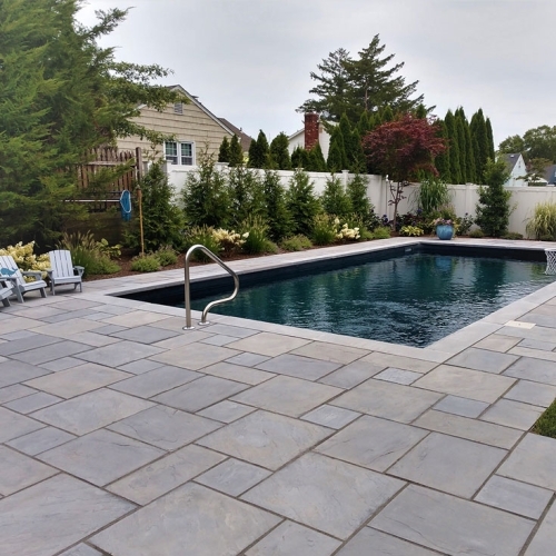 Pool Decks - Natural Cleft Flagstone - York Brown