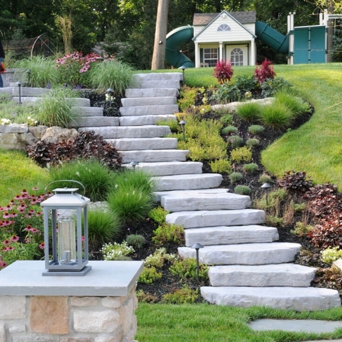 Steps - Irregular Steps - Bluestone