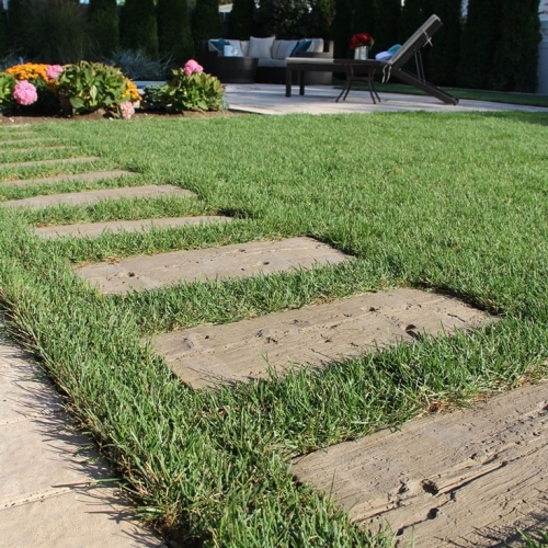 Steps - Log Sleepers  - Rustic Brown