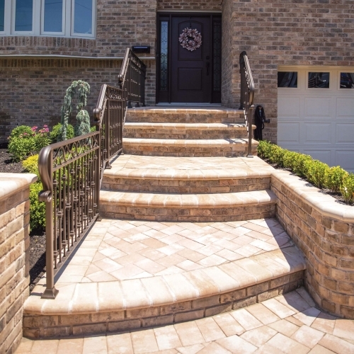 Steps - Fullnose - Travertina