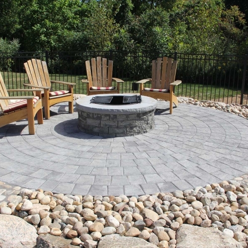 Fire Pits - Serafina Fire Pit - Granite City Blend