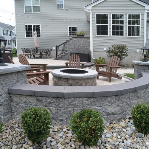 Wall  - 6" Colonial Wall  - Granite City Blend