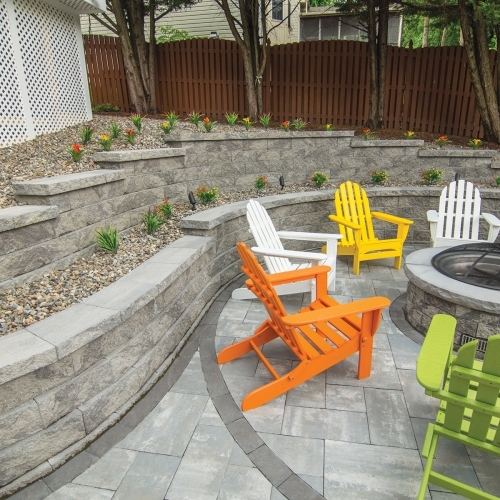 Fire Pits - Serafina Fire Pit - Granite City Blend
