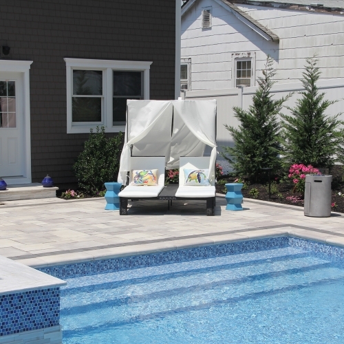 Pool Decks - Versaille Travertine - Marble Blend