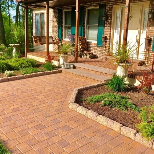 Walkways - Rustico 6x6 &amp; 6x9  - Golden Brown Blend