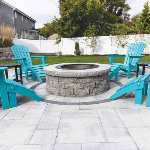 Fire Pits - Serafina Fire Pit - Granite City Blend