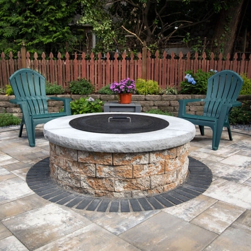 Fire Pits - Serafina Fire Pit - Westchester Blend