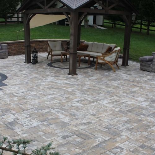 Patios - Stone Ridge Contemporary  - South Bay Blend