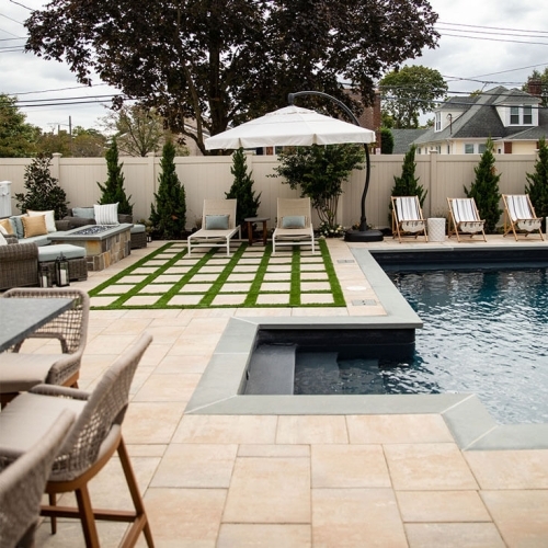 Pool Decks - Alpine Contemporary 16x24 - Chesapeake Blend