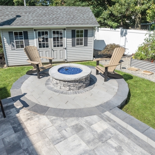 Fire Pits - Serafina Fire Pit - Graphite Pearl Blend