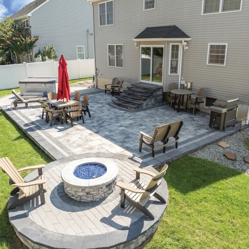 Fire Pits - Serafina Fire Pit - Graphite Pearl Blend