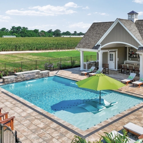 Pool Decks - Alpine Contemporary 16x24 - Chesapeake Blend