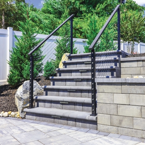 Steps - Patio - Walls - 6x12 Fullnose - Charcoal