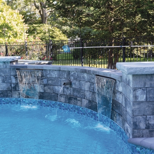 Walls - Stonegate Contemporary Wall - Graphite Pearl Blend