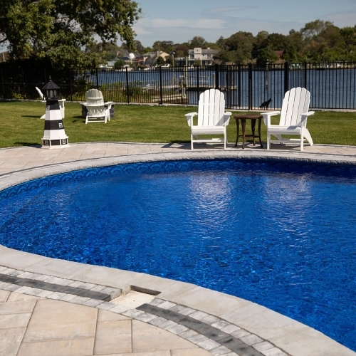 Pool Decks - Dimensional Coping - Bluestone