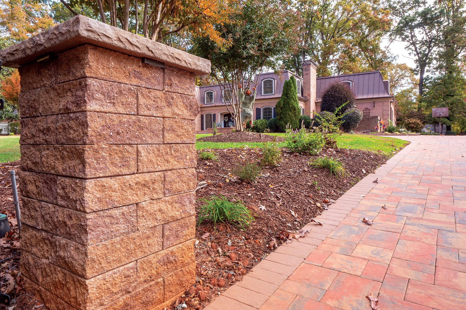 Walls - 5" Colonial Pier - Golden Brown
