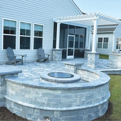 Fire Pits - Serafina Fire Pit - Oceanic Blue