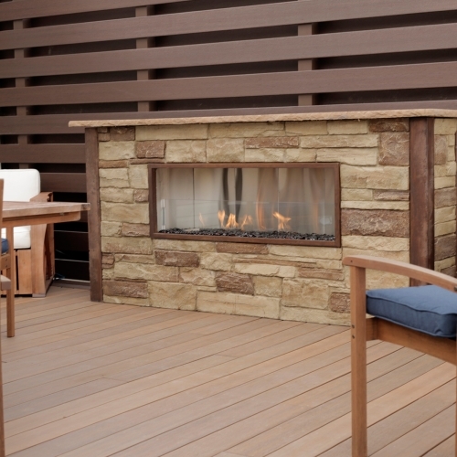Fireplaces - Kalea Bay Fireplace - Biscotti Tan