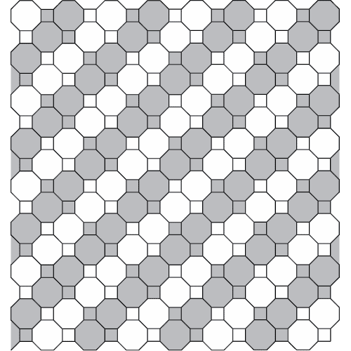 Pattern – CobStone, 45 Degree, Runner
