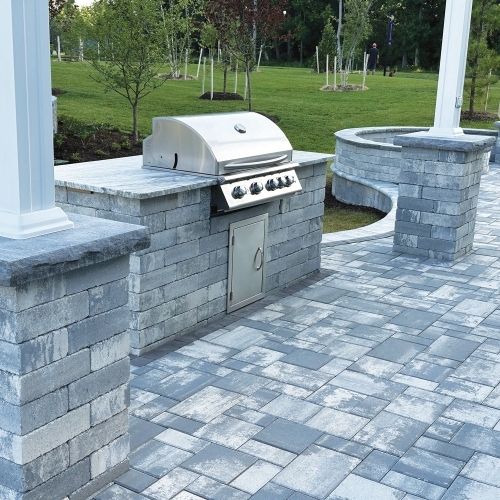 Outdoor Dining - Verona grill - Oceanic Blue