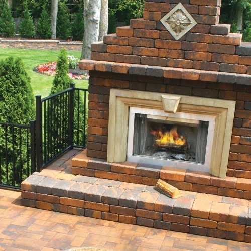 Fireplaces - Verona Fireplace - Oyster
