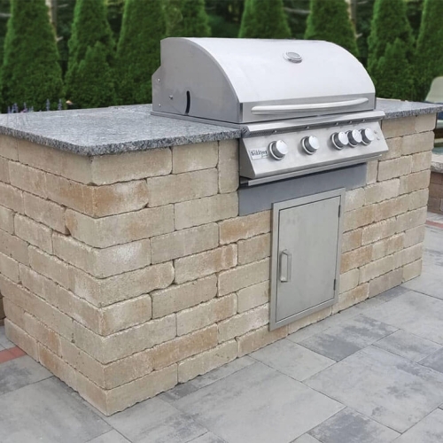 Outdoor Dining - Verona Grill Island Deluxe