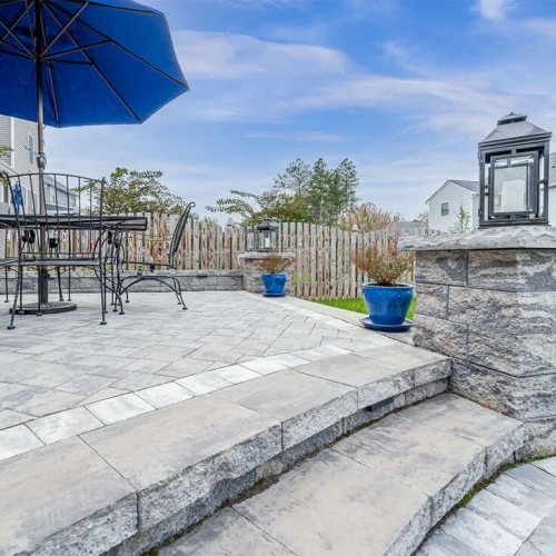 Patios - 6&quot; Colonial Wall - Granite City