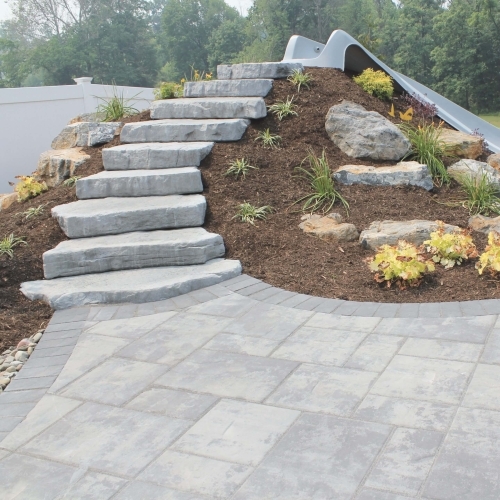 Steps - Irregular Steps - Bluestone