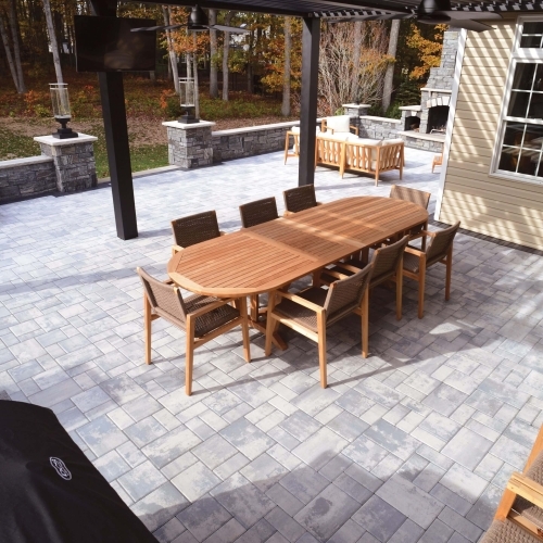 Patios - Stone Ridge Contemporary  - Oceanic Blue