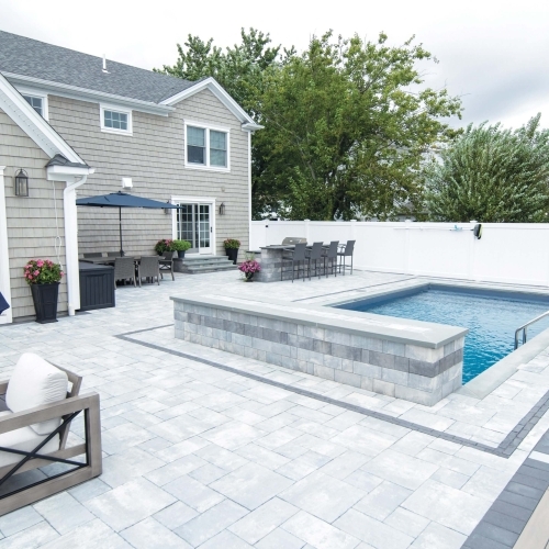 Pool Decks - Stone Ridge XL - Oceanic Blue
