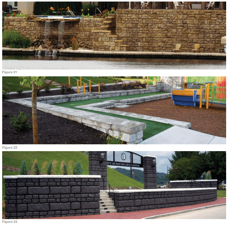 Redi-Rock® retaining wall Installation