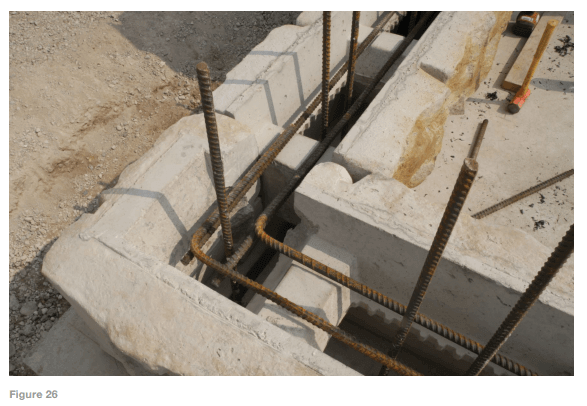 Redi-Rock® retaining wall Installation