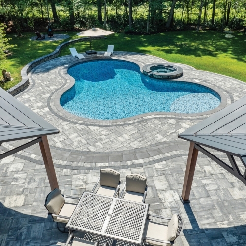 Pool Decks - Alpine Ridge - Graphite Pearl