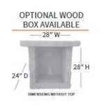 Optional Wood Box