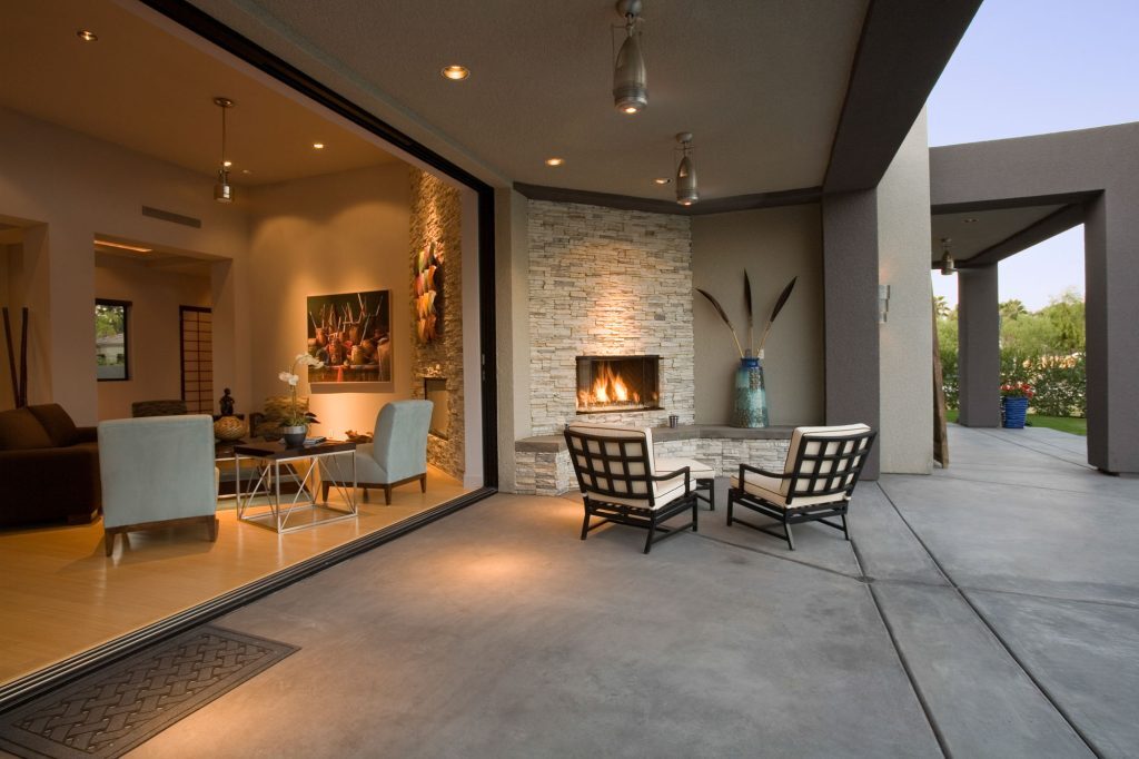 A Small Patio That Is Comfortable and Ready to Enjoy