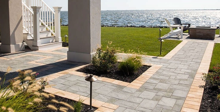 How Space and Scale Turn Common Paver Sizes into Standout Results