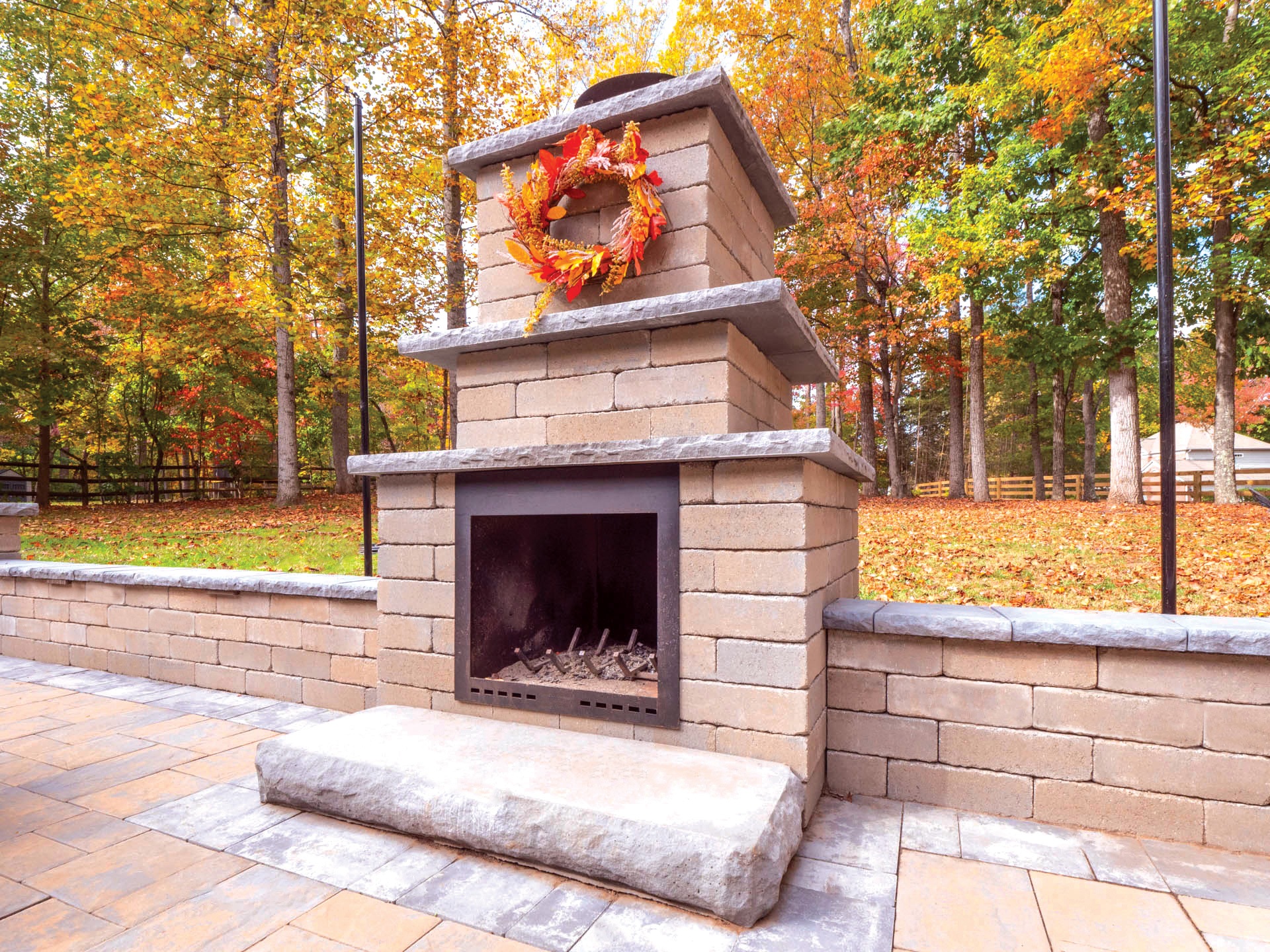 Fireplaces - Verona Jr Fireplace - Adobe