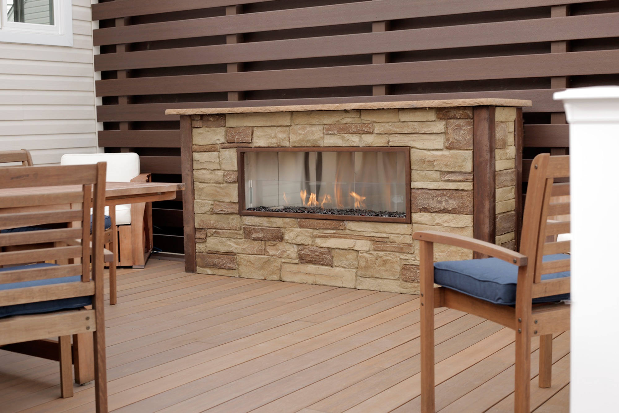 Fireplaces - Kalea Bay Fireplace - Biscotti Tan