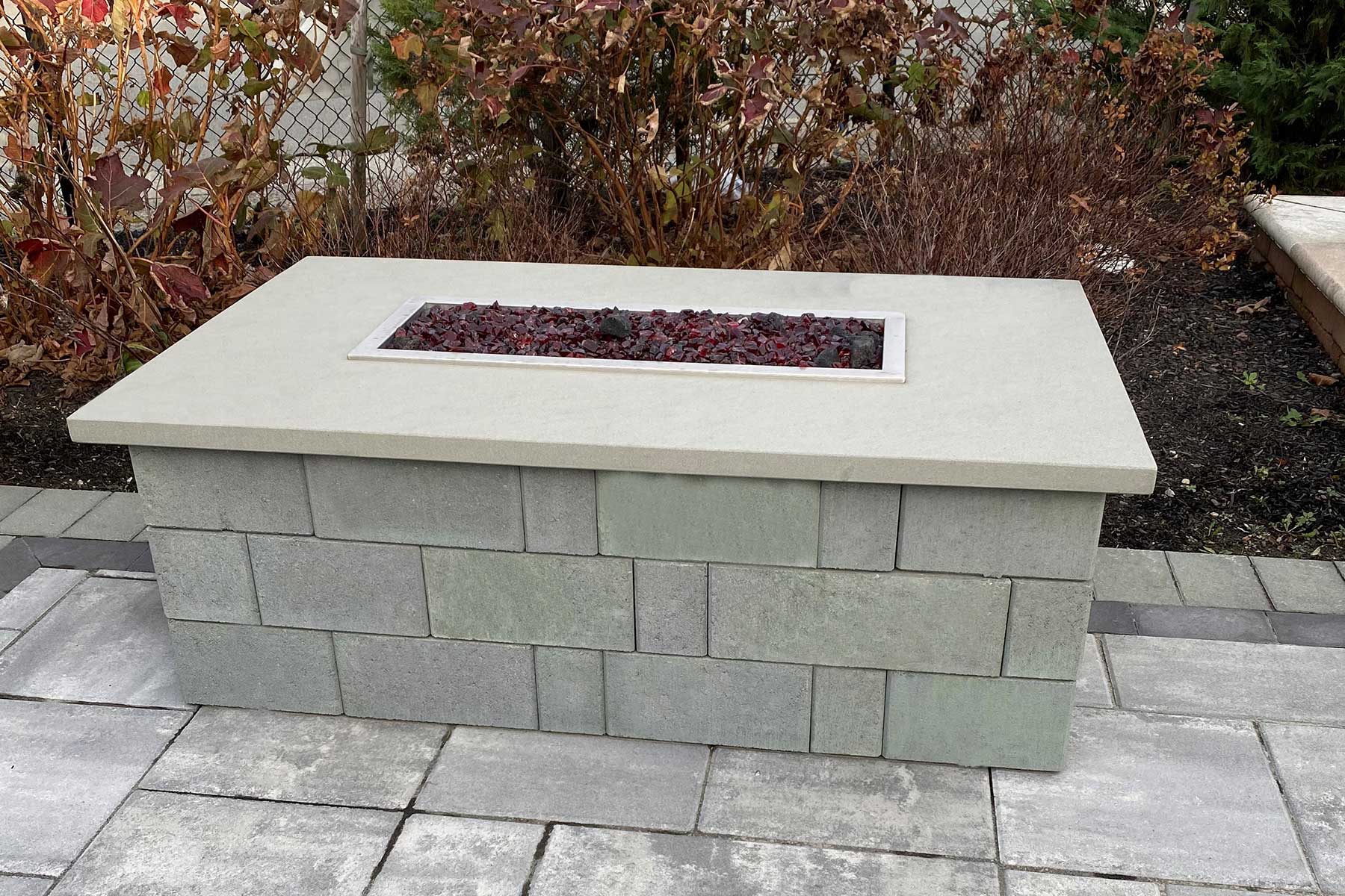 Fire Pits - SG Linear Fire Pit - Bluestone