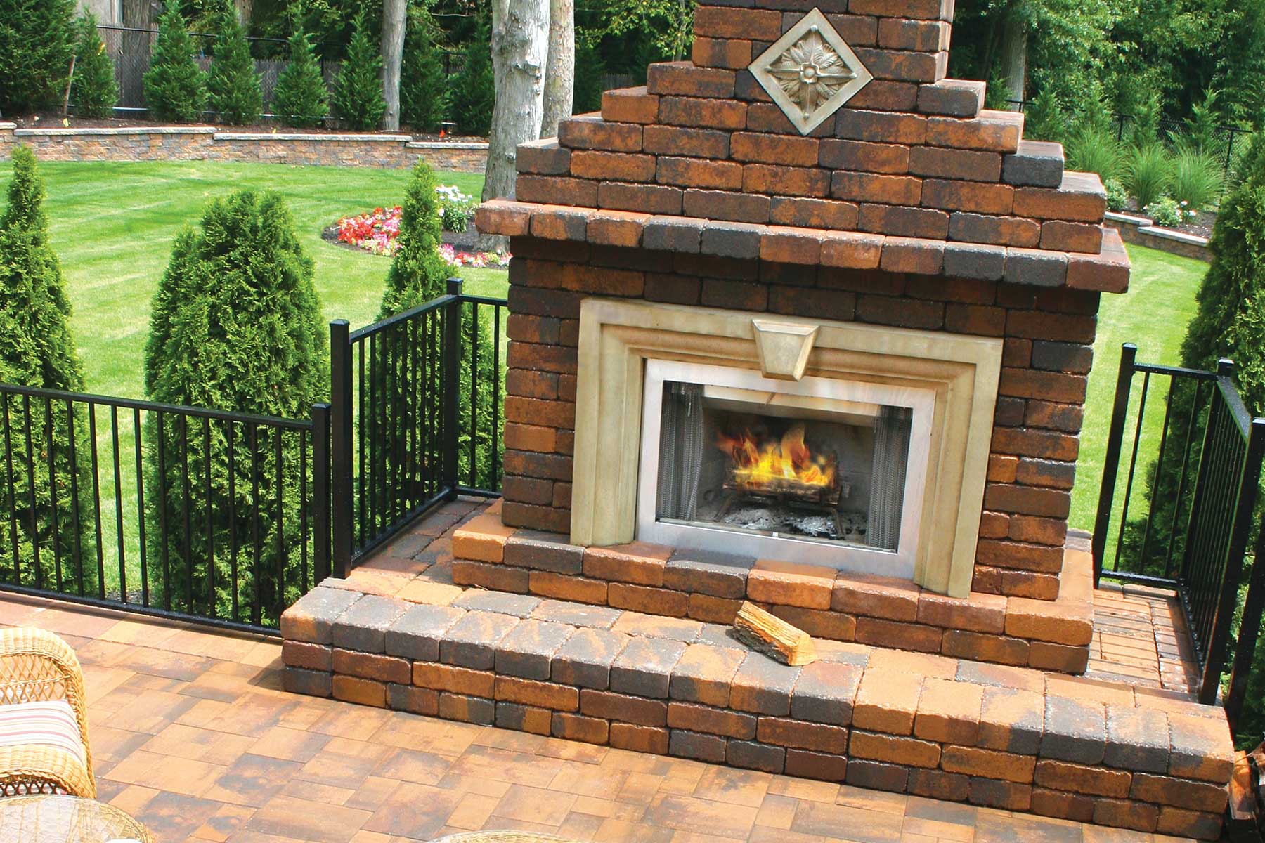 Fireplaces - Verona Fireplace - Oyster